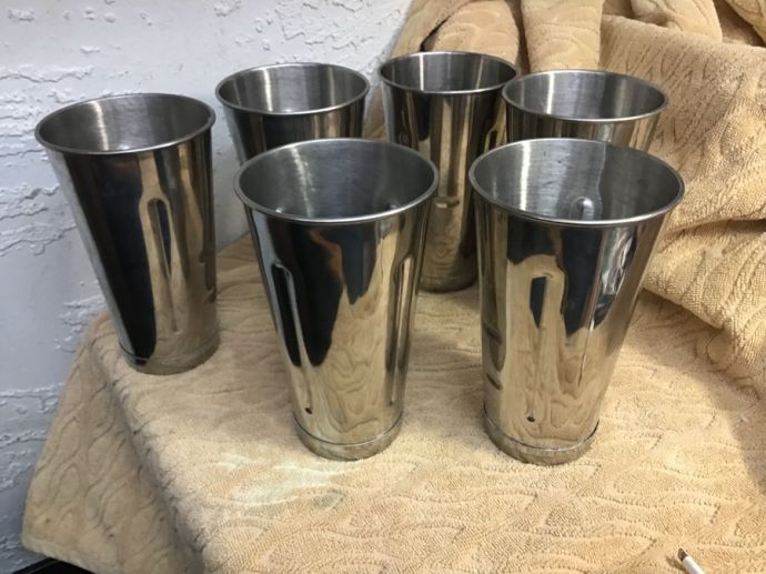 Milkshake Machine Stainless Steel Cups