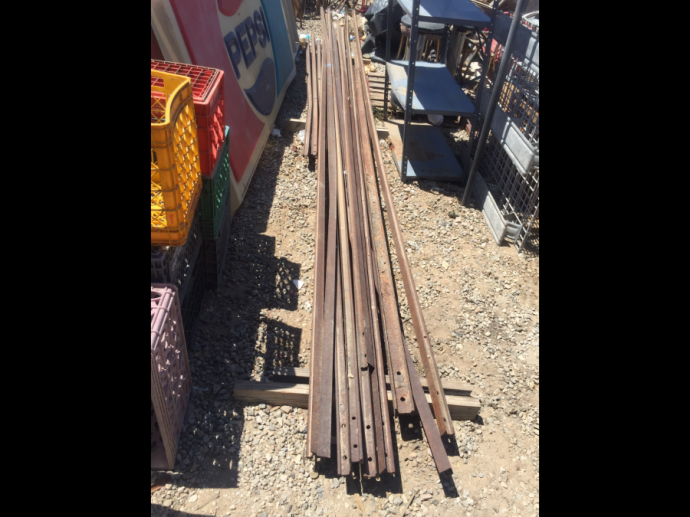 Ore Mining Cart Rail & Timbers