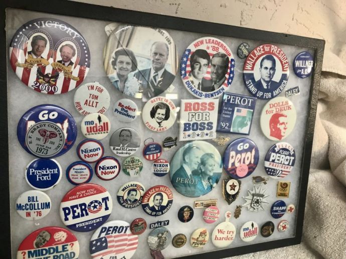 Political Buttons- Hard to Find